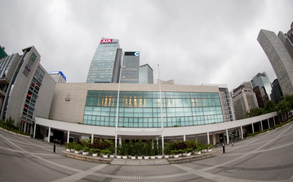 A close-up of City Hall Low Block